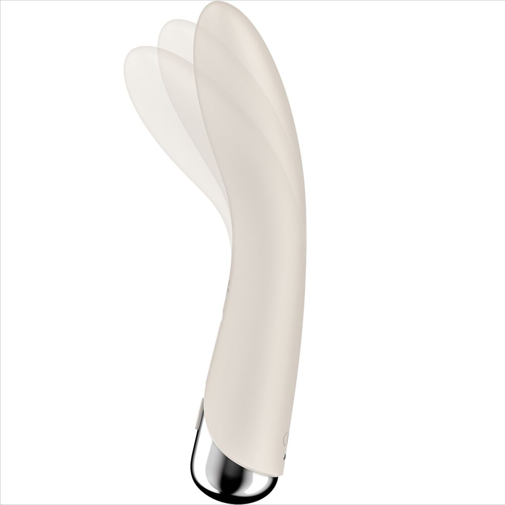 SATISFYER - VIBRATORE ROTATORE SPINNING VIBE 1 G-SPOT BEIGE – Vibratori a punto G – foto 5