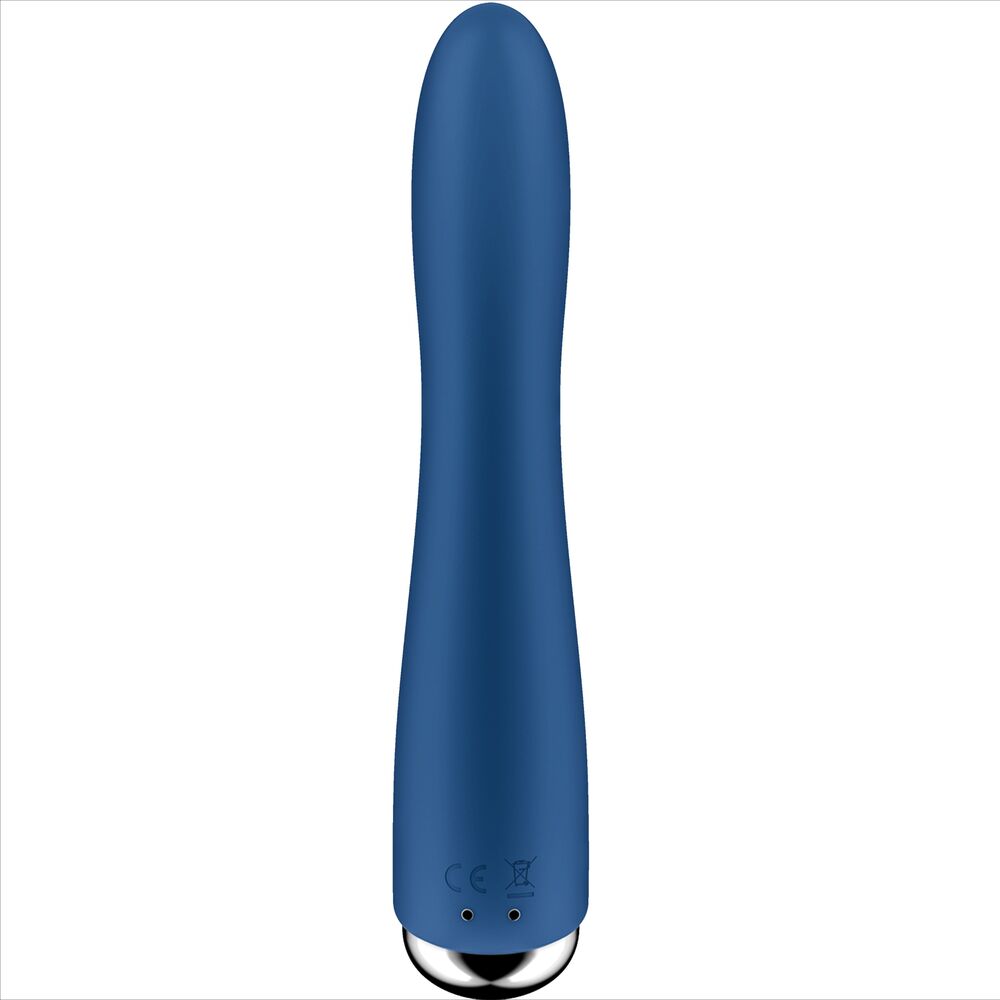 SATISFYER - VIBRATORE ROTATORE SPINNING VIBE 1 G-SPOT BLU – Vibratori a punto G – foto 3