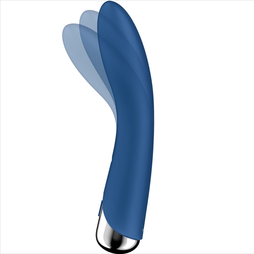 SATISFYER - VIBRATORE ROTATORE SPINNING VIBE 1 G-SPOT BLU – Vibratori a punto G – foto 5