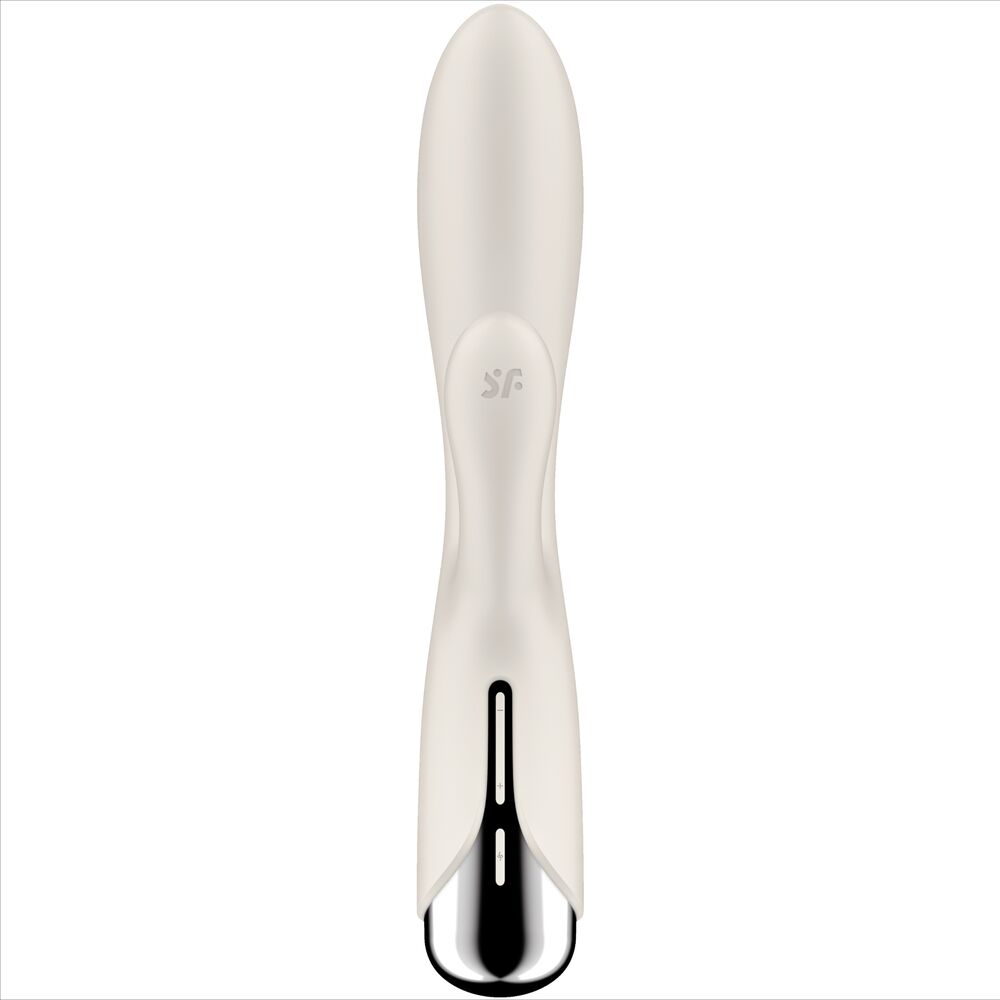 SATISFYER - SPINNING RABBIT 1 STIMOLAZIONE CLITORIDE E PUNTO G BEIGE – Vibratori di coniglio – foto 2