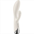 SATISFYER - SPINNING RABBIT 1 STIMOLAZIONE CLITORIDE E PUNTO G BEIGE – Vibratori di coniglio
