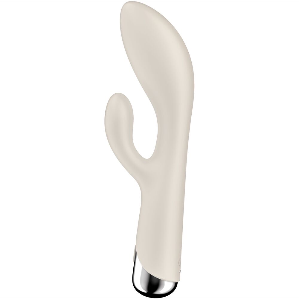 SATISFYER - SPINNING RABBIT 1 STIMOLAZIONE CLITORIDE E PUNTO G BEIGE – Vibratori di coniglio – foto 4