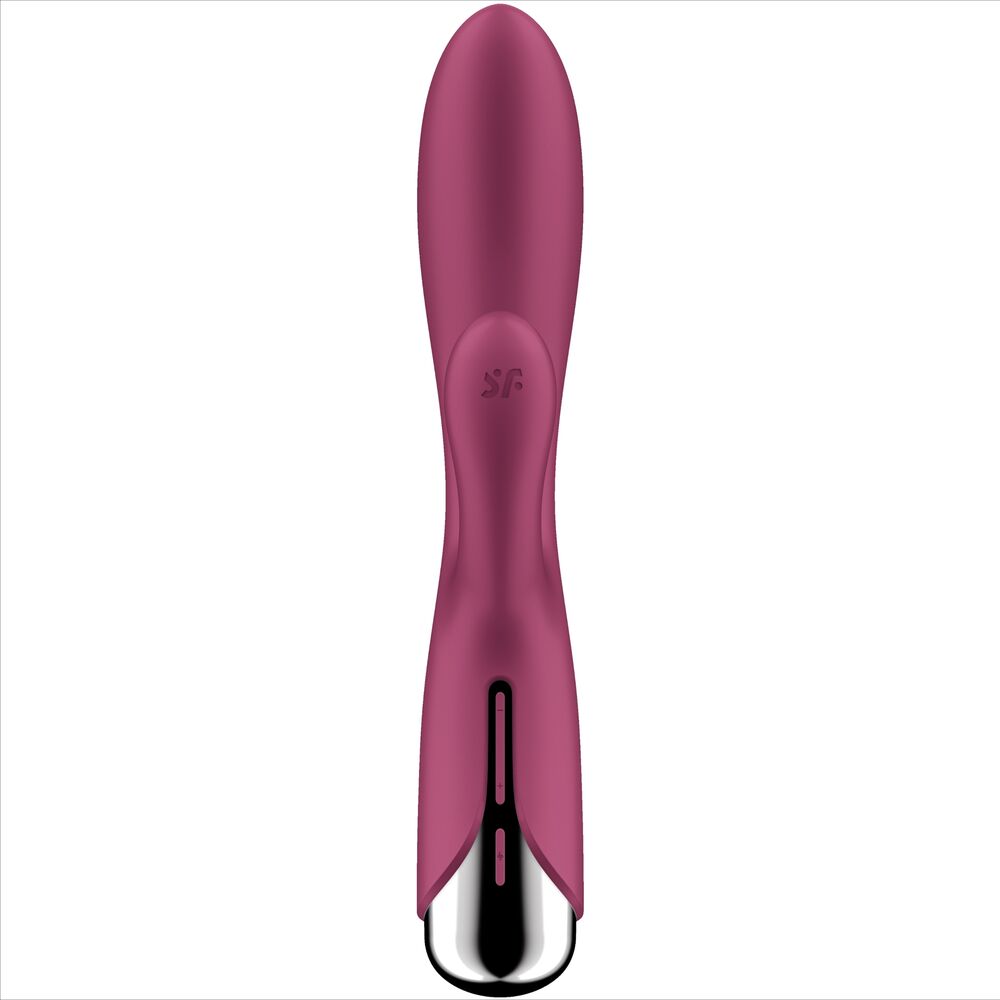 SATISFYER - SPINNING RABBIT 1 CLITORIDE E STIMOLAZIONE DEL PUNTO G ROSSO – Vibratori di coniglio – foto 2