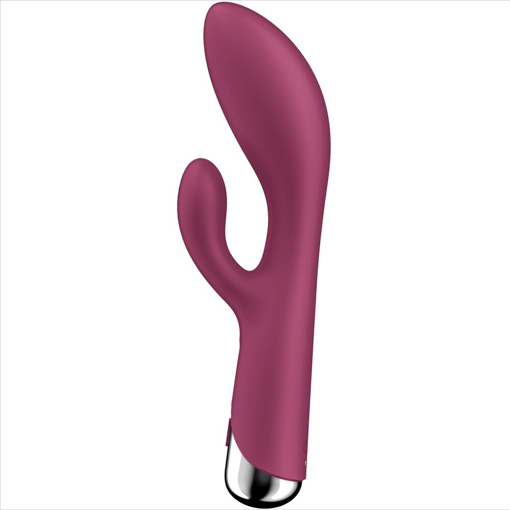 SATISFYER - SPINNING RABBIT 1 CLITORIDE E STIMOLAZIONE DEL PUNTO G ROSSO – Vibratori di coniglio – foto 4