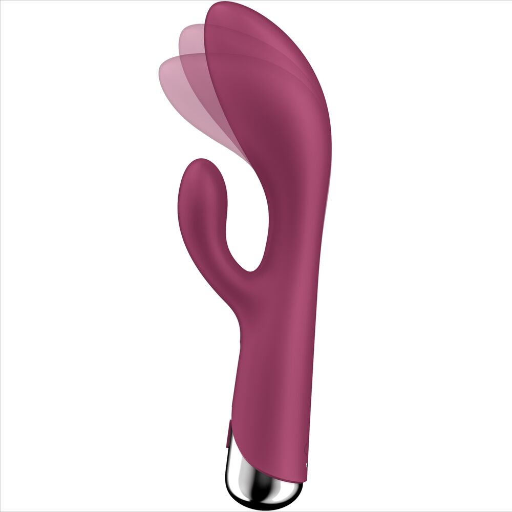 SATISFYER - SPINNING RABBIT 1 CLITORIDE E STIMOLAZIONE DEL PUNTO G ROSSO – Vibratori di coniglio – foto 5