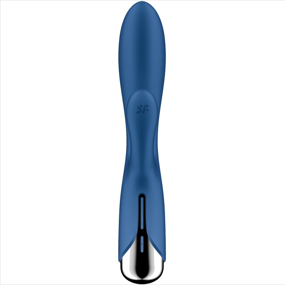 SATISFYER - SPINNING RABBIT 1 STIMOLAZIONE CLITORIDE E PUNTO G BLU – Vibratori di coniglio – foto 2