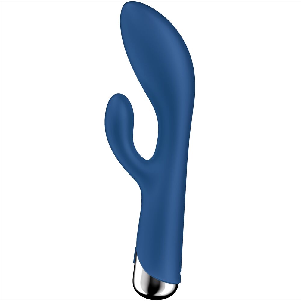 SATISFYER - SPINNING RABBIT 1 STIMOLAZIONE CLITORIDE E PUNTO G BLU – Vibratori di coniglio – foto 3