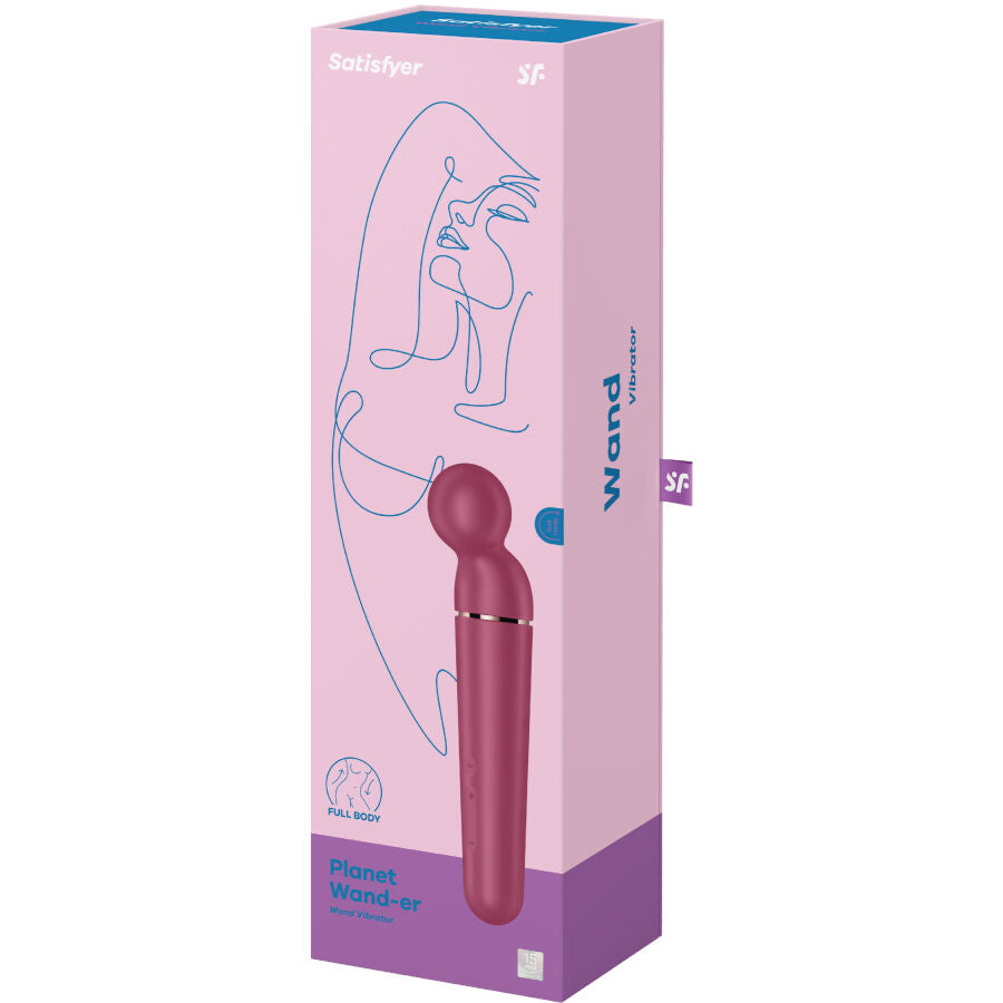 SATISFYER - MASSAGGIATORE VIBRATORE PLANET WAND-ER BERRY – Vibratore WAND – foto 6