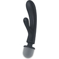 SATISFYER - MASSAGGIATORE VIBRATORE CONIGLIO TRIPLE LOVER GRIGIO – Vibratore WAND