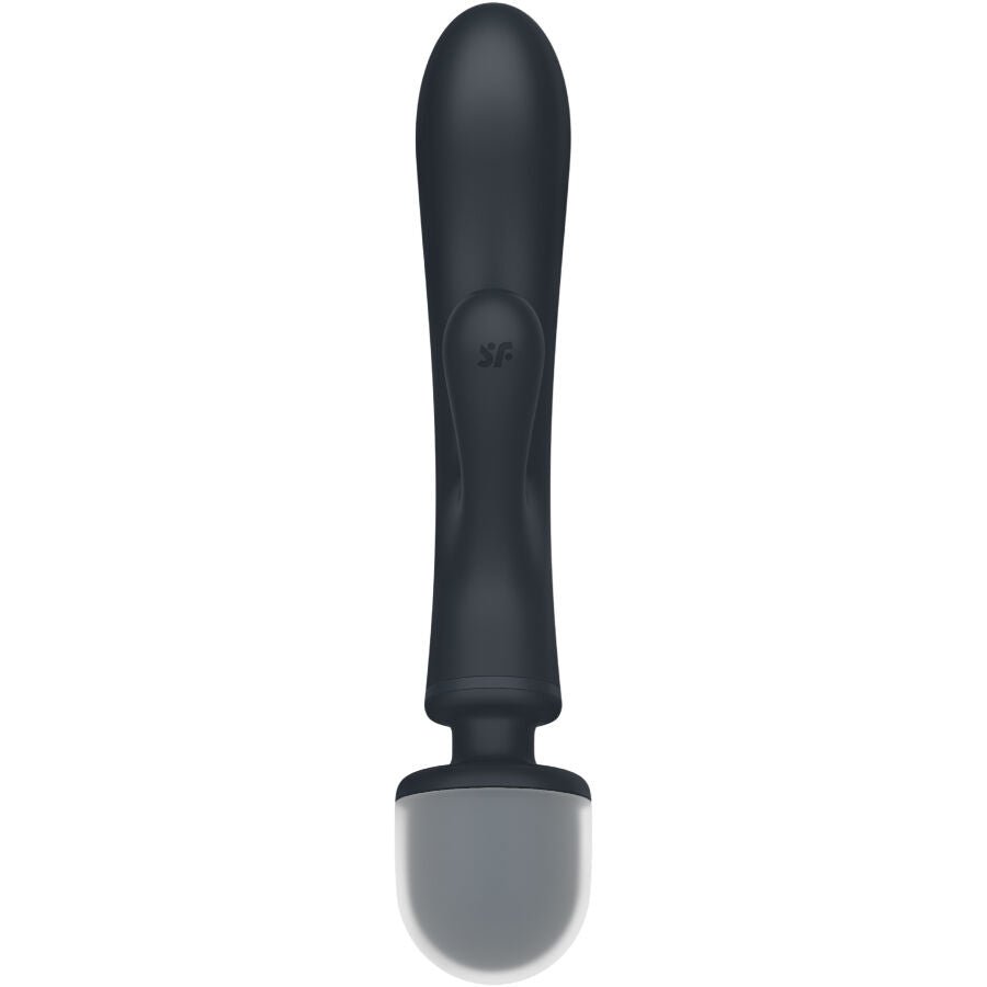 SATISFYER - MASSAGGIATORE VIBRATORE CONIGLIO TRIPLE LOVER GRIGIO – Vibratore WAND – foto 4