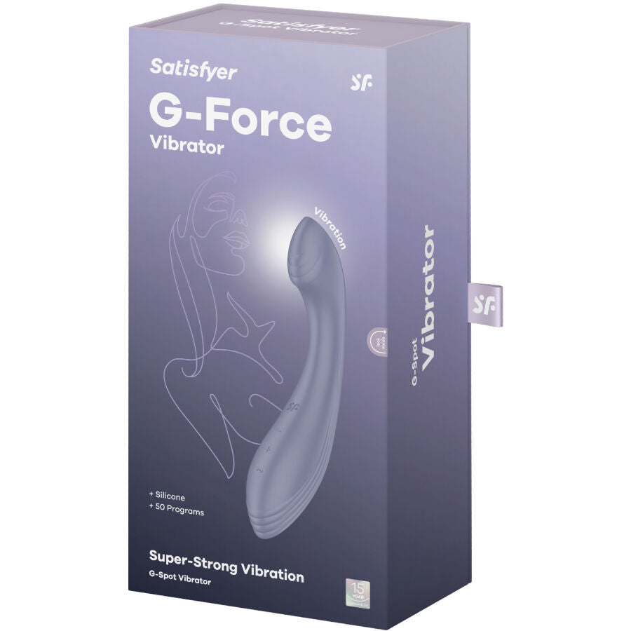 SATISFYER - G-FORCE STIMOLATORE VIBRATORE G-SPOT VIOLA – Per il clitoride – foto 6