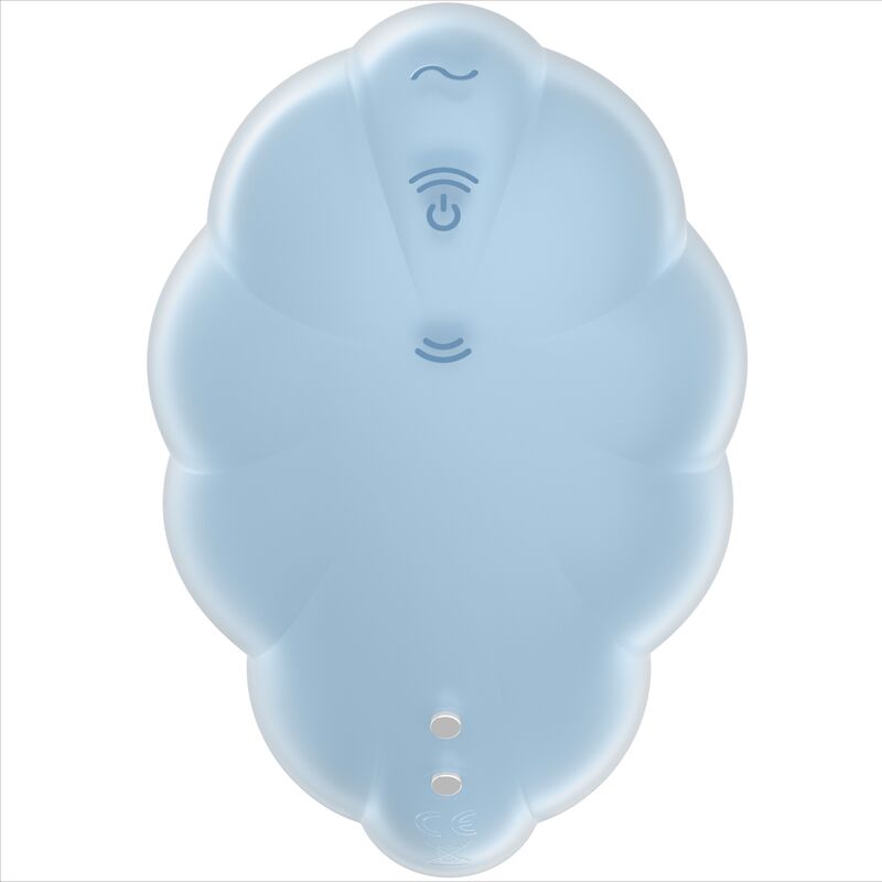 SATISFYER - VIBRATORE CLOUD DANCER BLU AIR PULSE – Stimolatore d'aria con vibrazione – foto 3