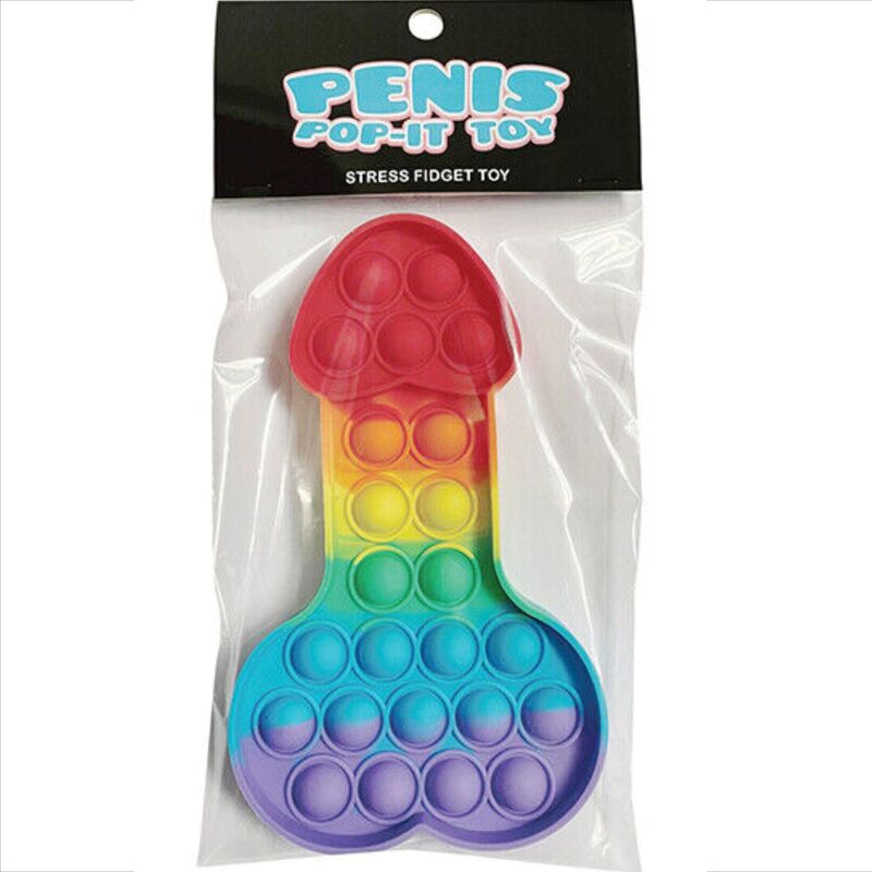 KHEPER GAMES - GIOCATTOLO ANTISTRESS PENE POP-IT MULTICOLORE – Giochi preliminari