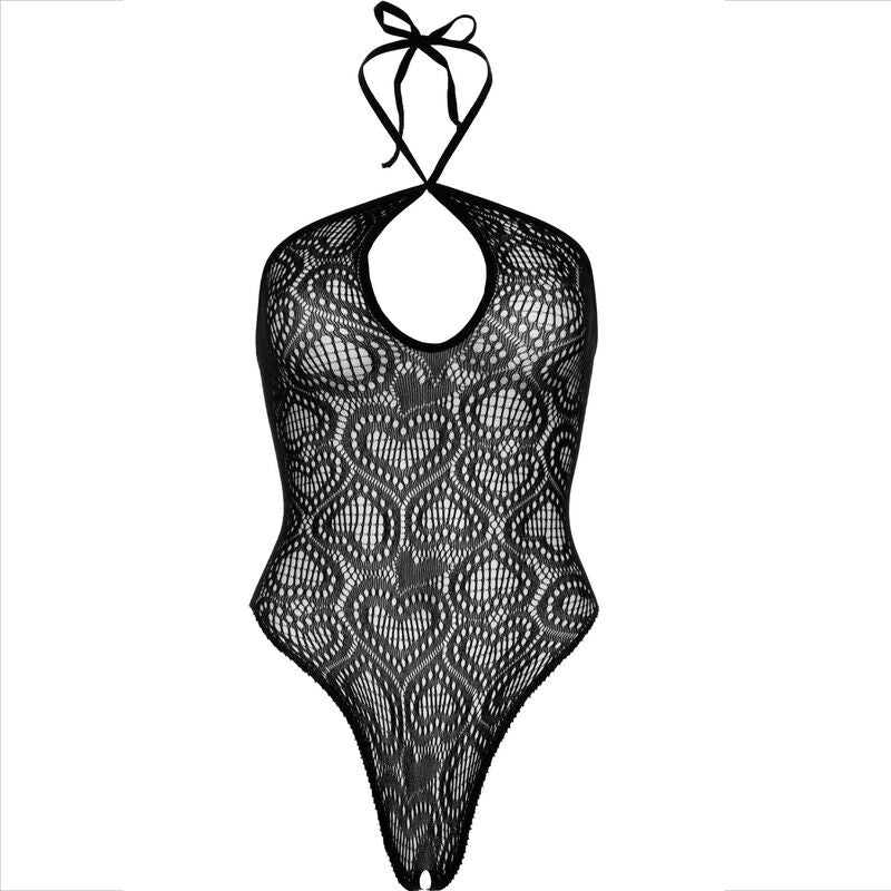 LEG AVENUE - CORPO SENZA CUCITURE CON COLLO ALLACQUA NERO – Body – foto 6