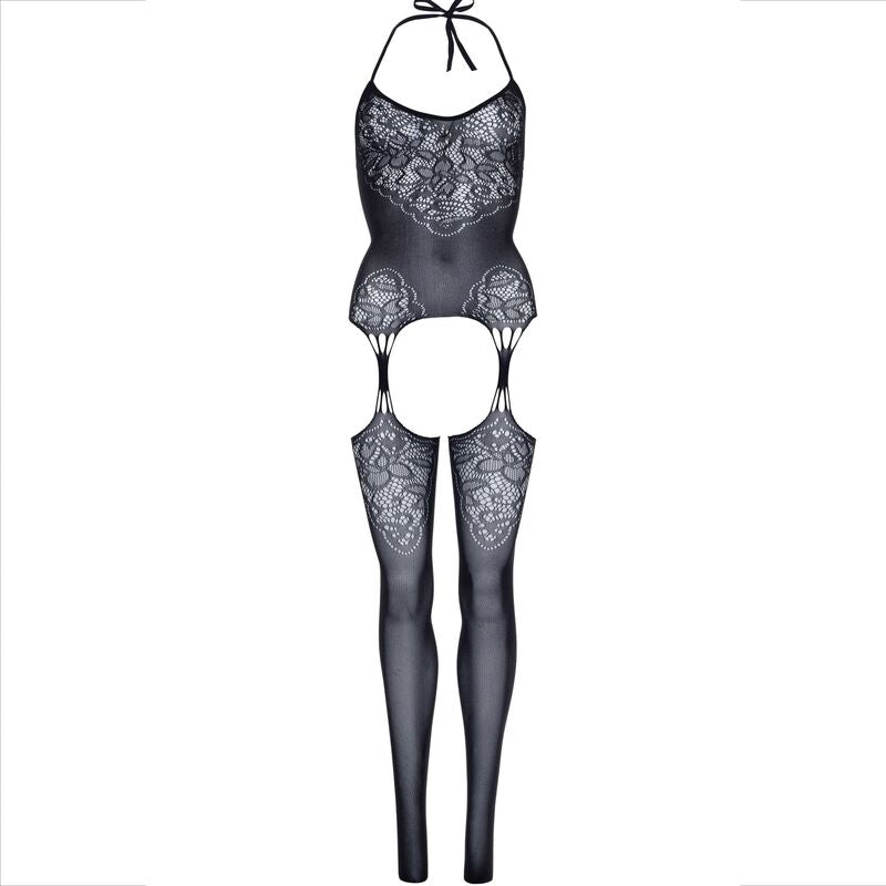 LEG AVENUE - BODYSTOCKING IN PIZZO – Babydoll con reggicalze – foto 4