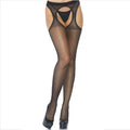 LEG AVENUE - CALZE REGGETTIERE TRASPARENTI – Calze giarrettiera
