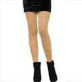 LEG AVENUE - COLLANT TRASPARENTI DORATO – Calzini