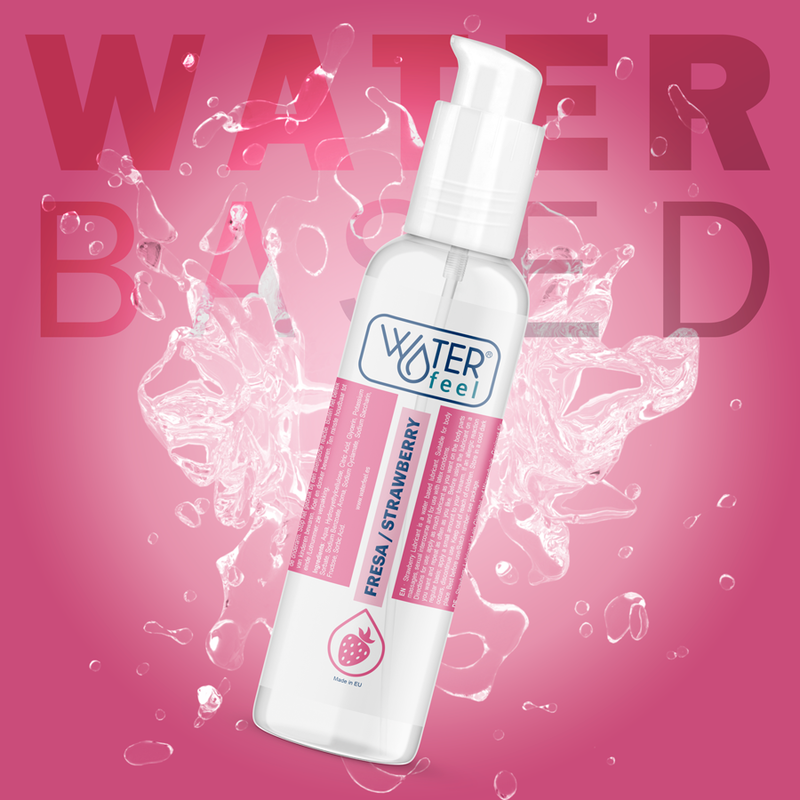 WATERFEEL - LUBRIFICANTE A BASE ACQUA DI FRAGOLA 175 ML – Con sapori deliziosi – foto 4