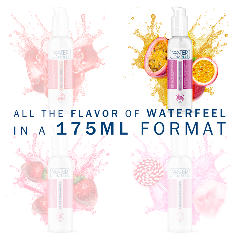 WATERFEEL - LUBRIFICANTE A BASE ACQUA AL FRUTTO DELLA PASSIONE 175 ML – Con sapori deliziosi – foto 2