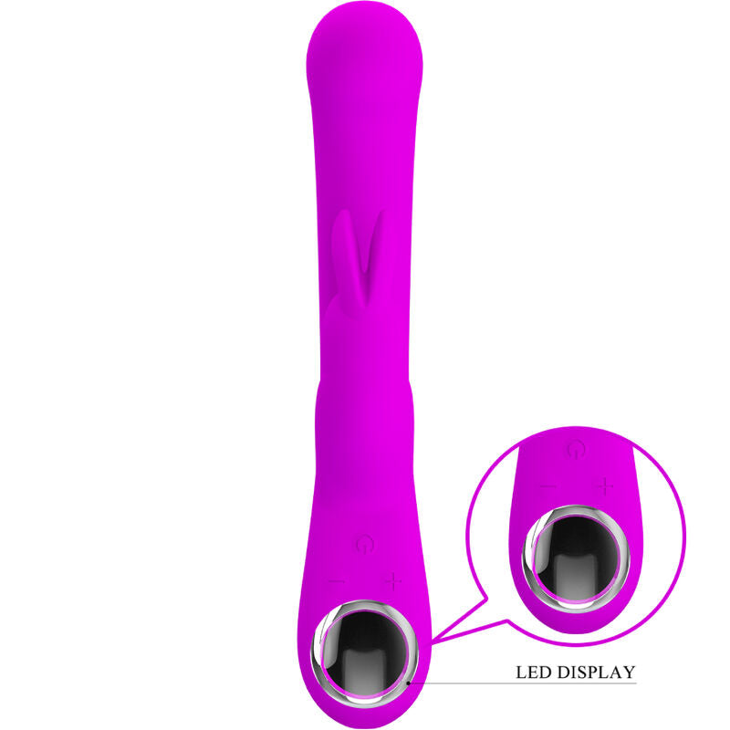 PRETTY LOVE - VIBRATORE LAMAR RABBIT E PUNTO G VIOLA – Vibratori di coniglio – foto 9