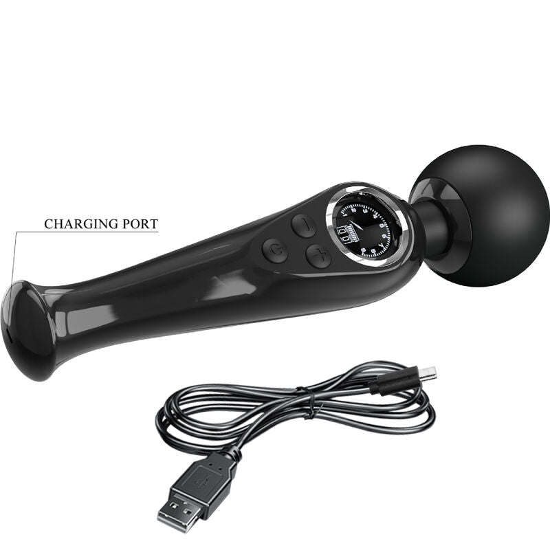 PRETTY LOVE - BACCHETTA VIBRANTE SKYLER NERA – Vibratore WAND – foto 6
