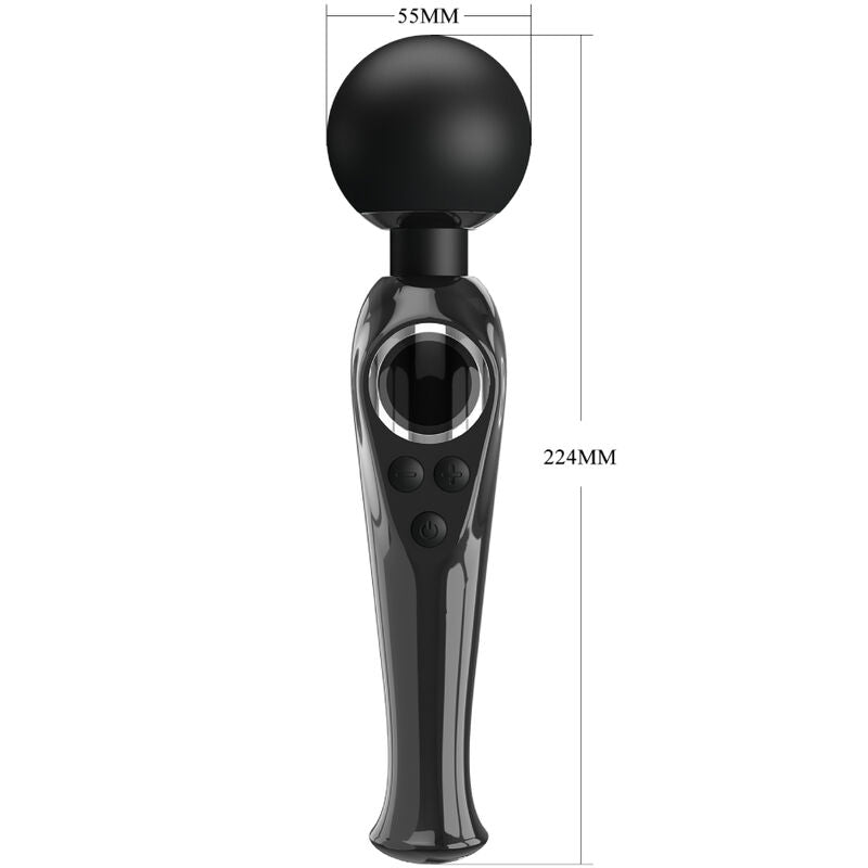 PRETTY LOVE - BACCHETTA VIBRANTE SKYLER NERA – Vibratore WAND – foto 5