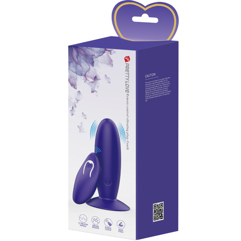 PRETTY LOVE - YOUTH PLUG VIBRATORE ANALE TELECOMANDO VIOLETTO – Vibratori anali – foto 7