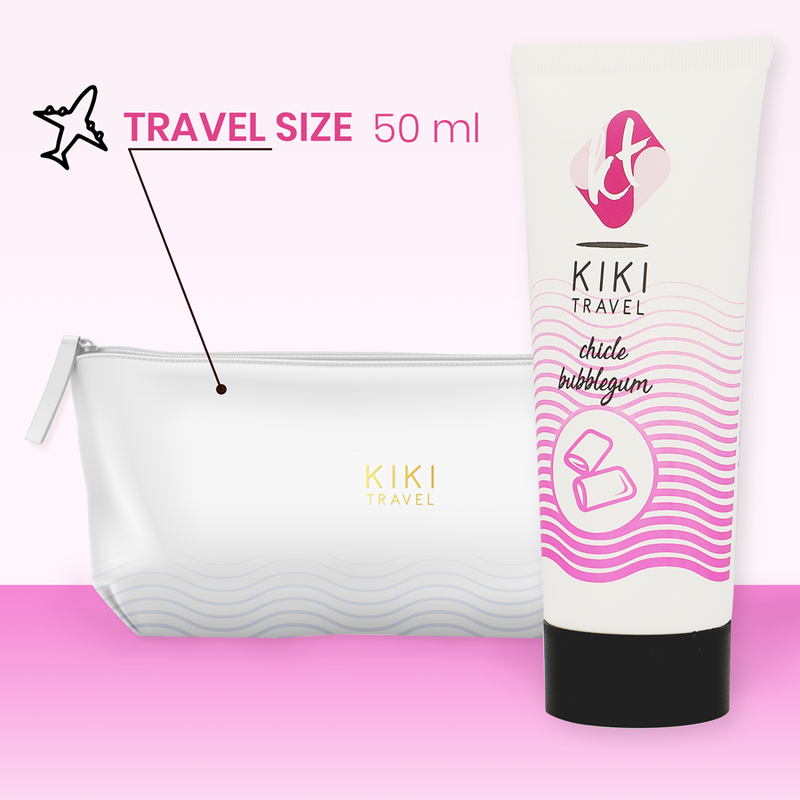 KIKÍ TRAVEL - FRAGOLA GUM LUBRIFICANTE 50 ML – Con sapori deliziosi – foto 3