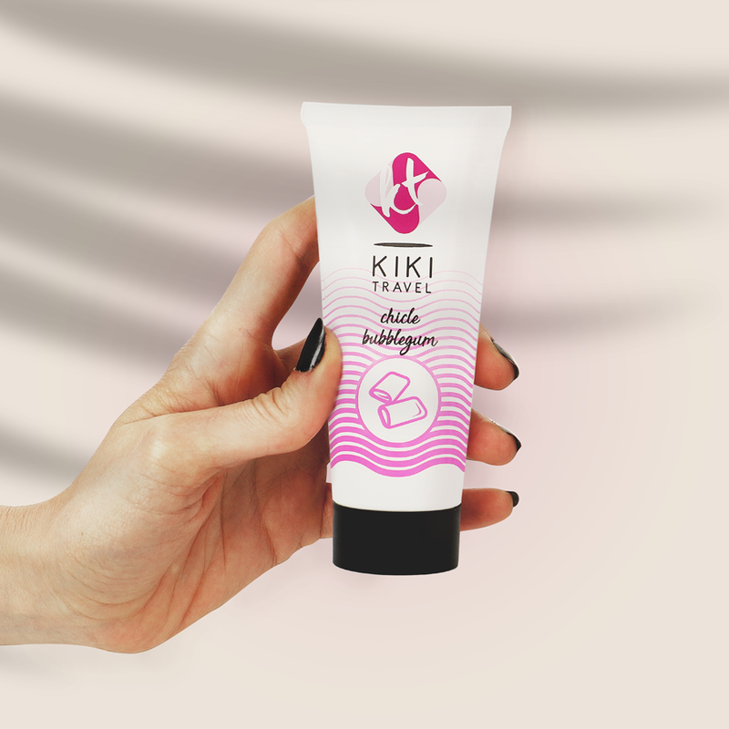 KIKÍ TRAVEL - FRAGOLA GUM LUBRIFICANTE 50 ML – Con sapori deliziosi – foto 6