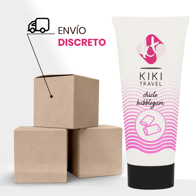 KIKÍ TRAVEL - FRAGOLA GUM LUBRIFICANTE 50 ML – Con sapori deliziosi – foto 9
