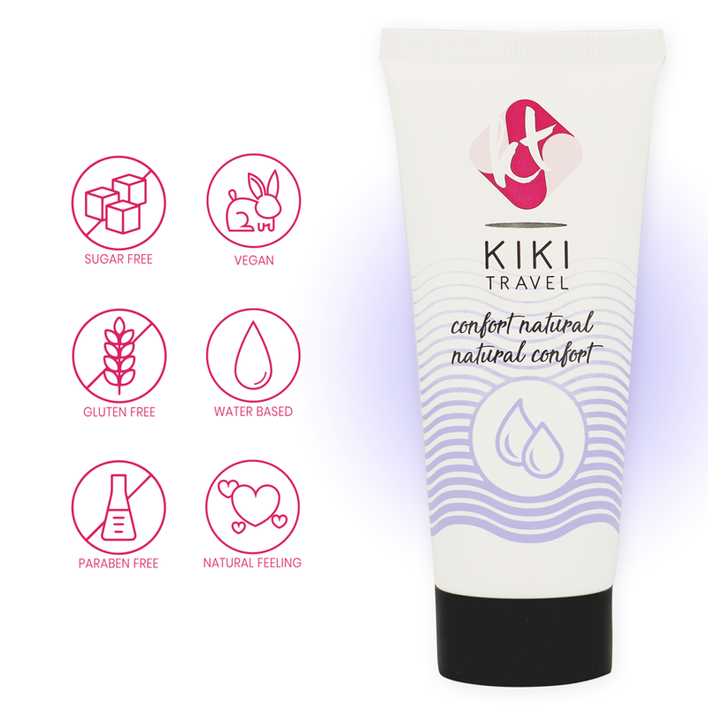 KIKÍ TRAVEL - CONFORT LUBRIFICANTE NATURALE 50 ML – A base d'acqua – foto 4