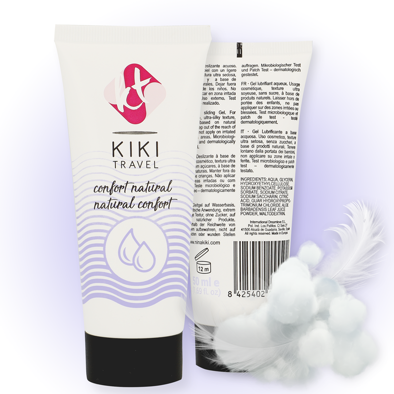 KIKÍ TRAVEL - CONFORT LUBRIFICANTE NATURALE 50 ML – A base d'acqua – foto 2