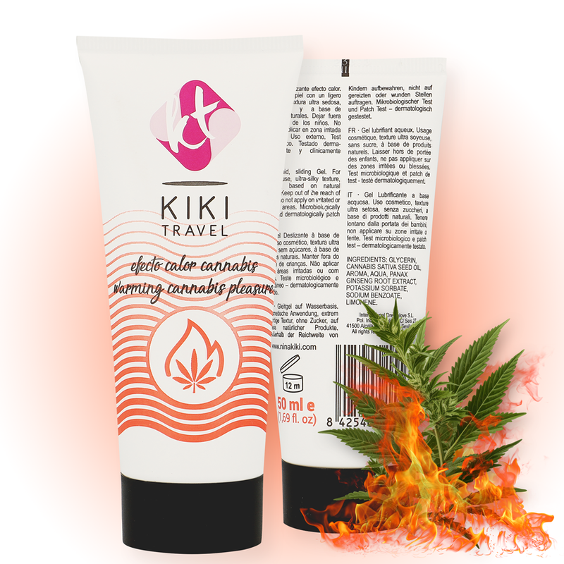 KIKÍ TRAVEL - CANNABIS LUBRIFICANTE EFFETTO CALDO 50 ML – Effetto calore – foto 2