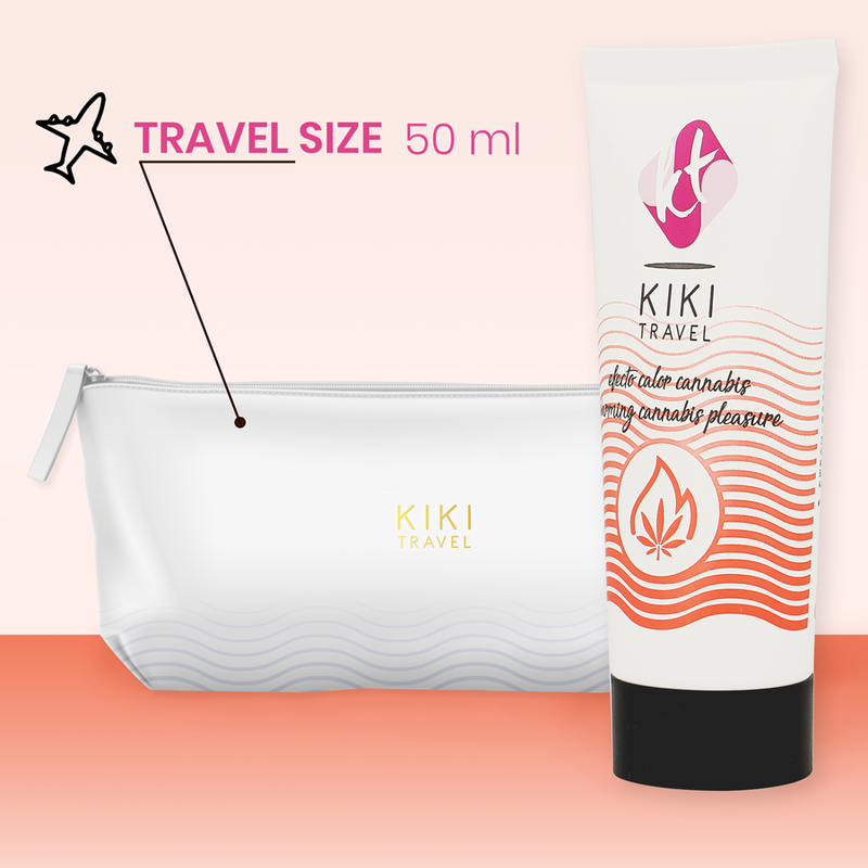 KIKÍ TRAVEL - CANNABIS LUBRIFICANTE EFFETTO CALDO 50 ML – Effetto calore – foto 3