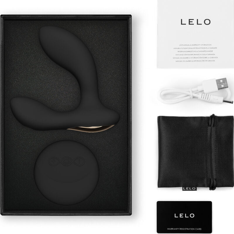 LELO - TELECOMANDO MASSAGGIATORE PROSTATICO HUGO 2 NERO – Vibratori anali – foto 2