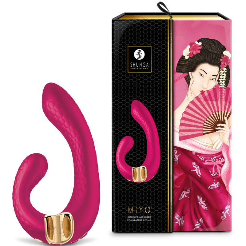 SHUNGA - MASSAGGIATORE INTIMO MIYO FUCSIA – Vibratori a punto G – foto 3