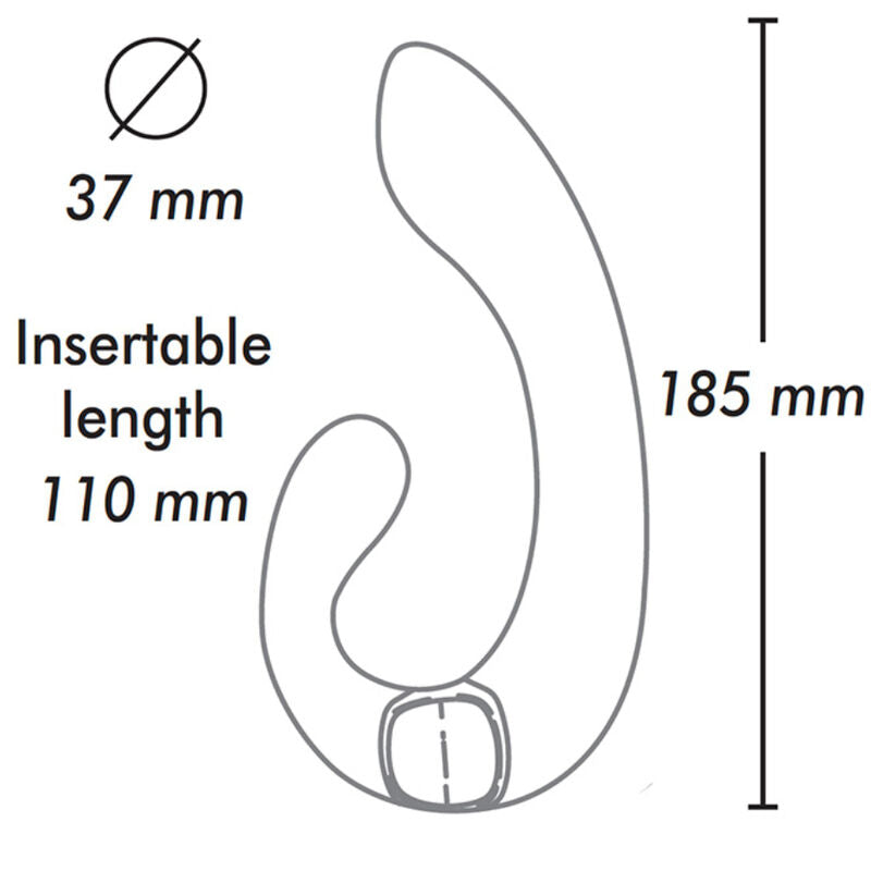 SHUNGA - MASSAGGIATORE INTIMO MIYO NERO – Vibratori a punto G – foto 5