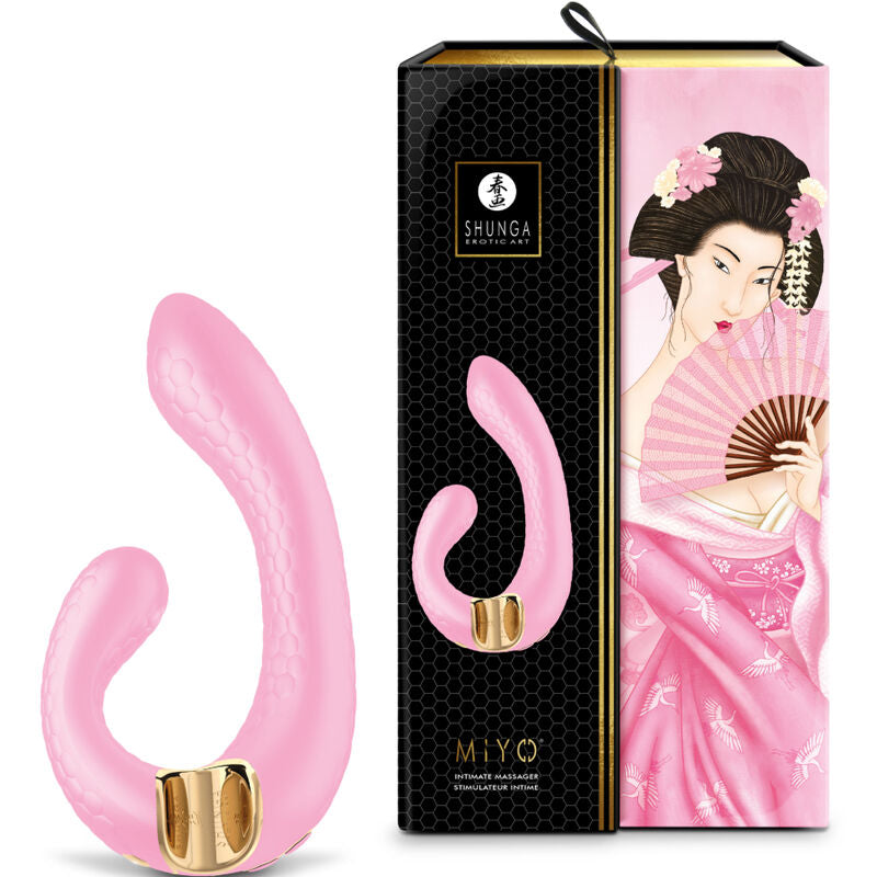 SHUNGA - MASSAGGIATORE INTIMO MIYO ROSA – Vibratori a punto G – foto 3