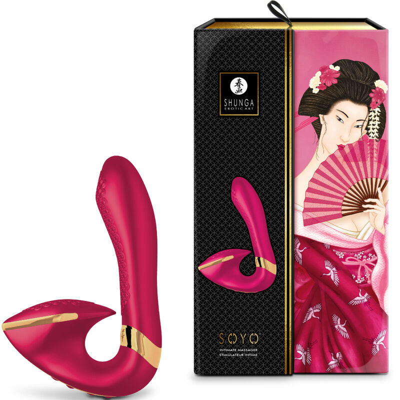 SHUNGA - MASSAGGIATORE INTIMO SOYO FUCSIA – Vibratori a punto G – foto 3