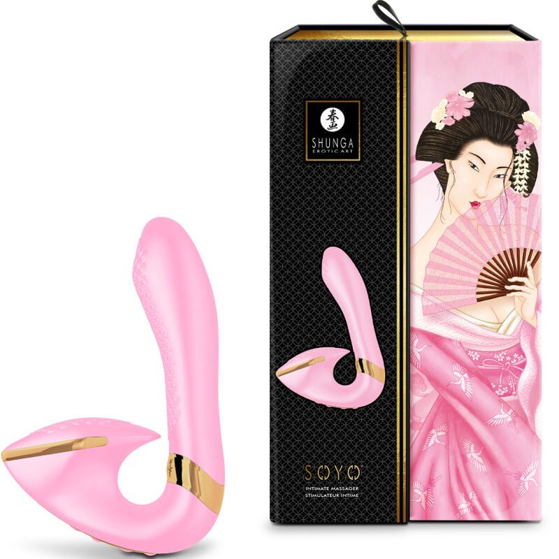 SHUNGA - MASSAGGIATORE INTIMO SOYO ROSA – Vibratori a punto G – foto 3