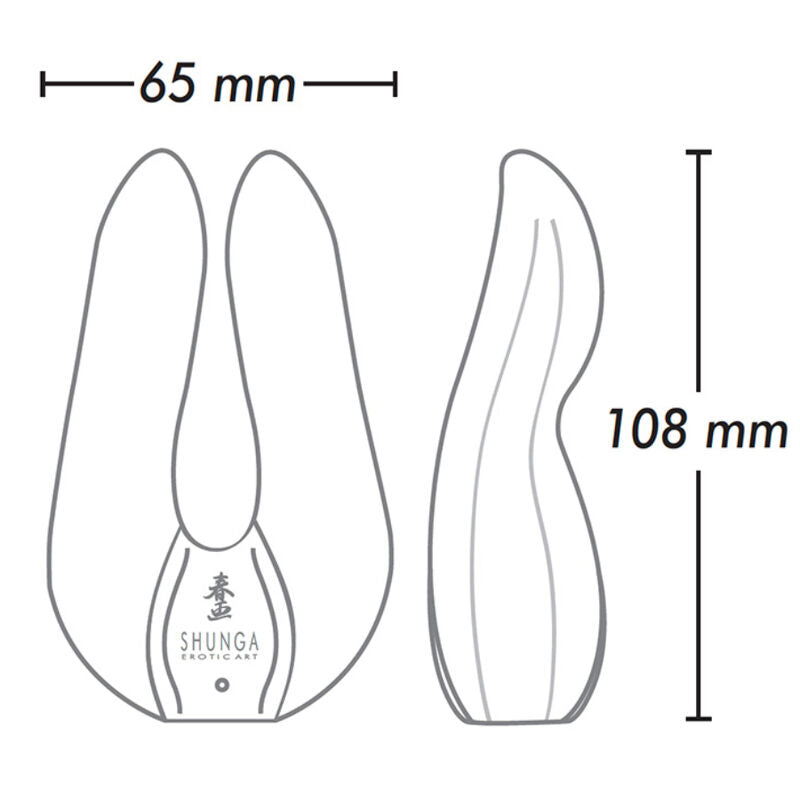 SHUNGA - MASSAGGIATORE INTIMO AIKO NERO – Vibratori HI-TECH – foto 6