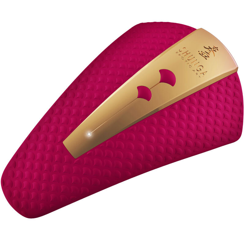 SHUNGA - MASSAGGIATORE INTIMO OBI FUCSIA – Vibratori clitoridei da posare – foto 2