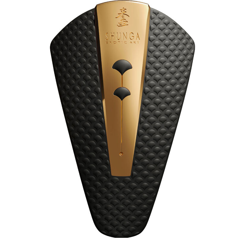 SHUNGA - MASSAGGIATORE INTIMO OBI NERO – Vibratori clitoridei da posare