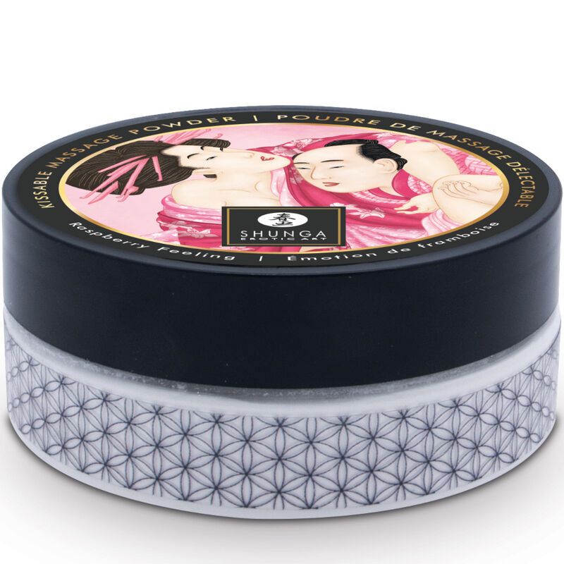 SHUNGA - KIT POLVERE DA MASSAGGIO ALIMENTARE LAMPONE – Polveri commestibili – foto 2