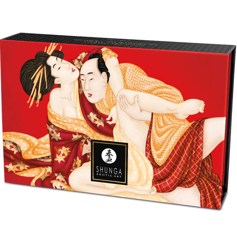 SHUNGA - KIT POLVERE DA MASSAGGIO COMMESTIBILE ALLA FRAGOLA – Polveri commestibili – foto 4