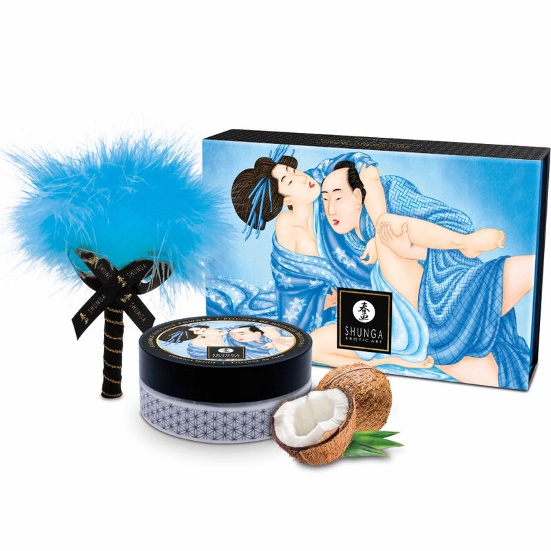 SHUNGA - KIT POLVERE DA MASSAGGIO AL COCCO ALIMENTARE – Polveri commestibili