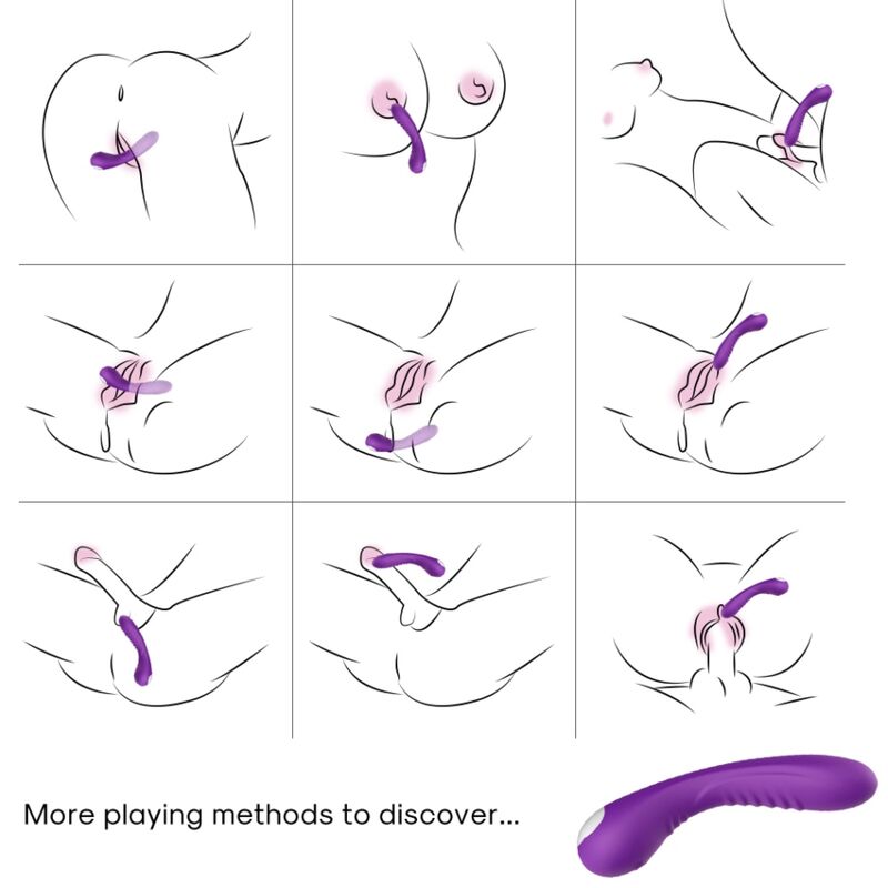 ARMONY - VIBRATORE LEGEND IN SILICONE VIOLA – Rotatori vibranti – foto 2