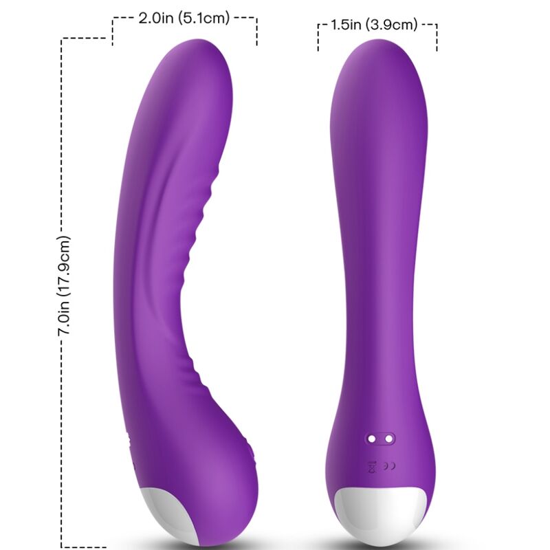 ARMONY - VIBRATORE LEGEND IN SILICONE VIOLA – Rotatori vibranti – foto 3