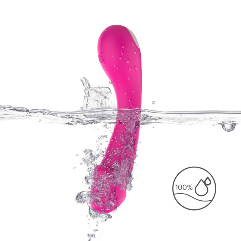 ARMONY - DILDO VIBRATORE G-SPOT IN SILICONE FUCSIA – Rotatori vibranti – foto 4