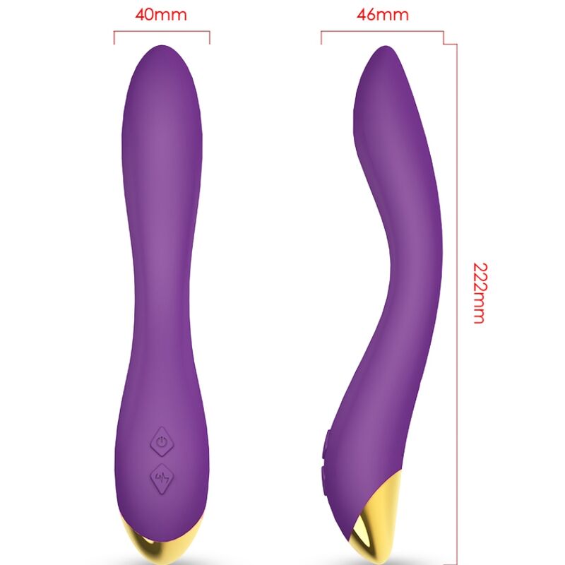 ARMONY - VIBRATORE FLAMINGO MULTIPOSIZIONE VIOLA – Rotatori vibranti – foto 2